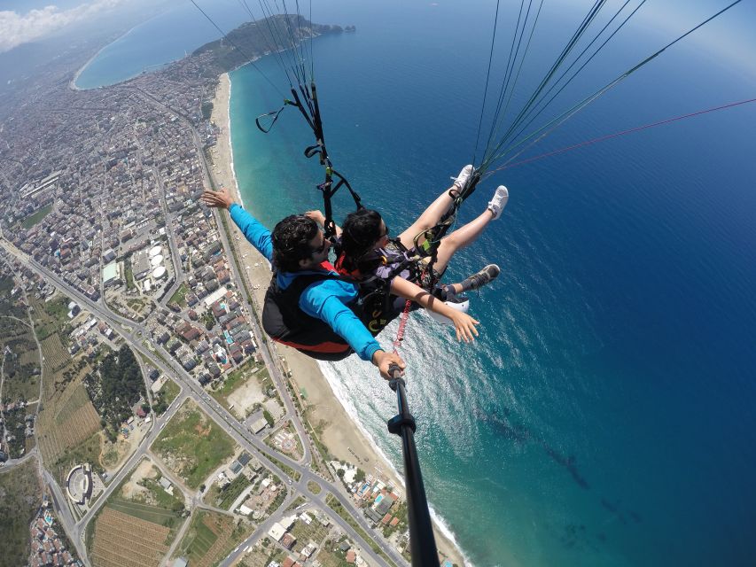 From city of Side Alanya Paragliding - The 10 to 15 minutes above Alanya