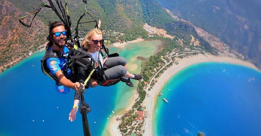 From Dalaman/Sarigerme: Fethiye Tandem Paragliding - From Sarigerme to Babadag Mountain