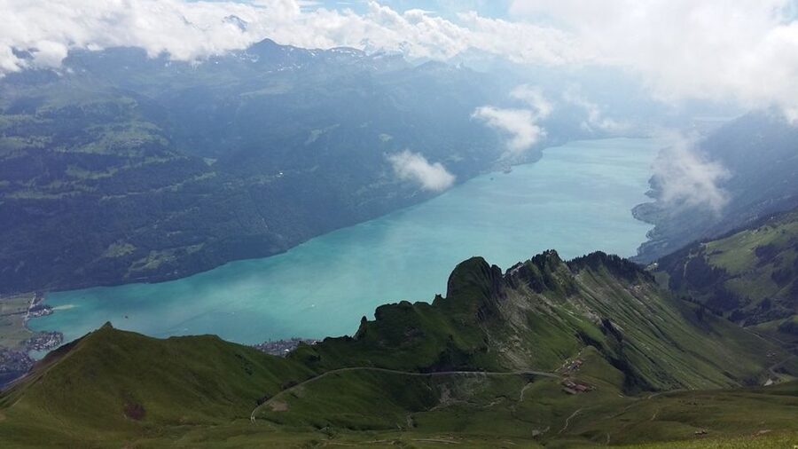 From Geneva: Paragliding and Interlaken Trip - Landing, then free time between two lakes