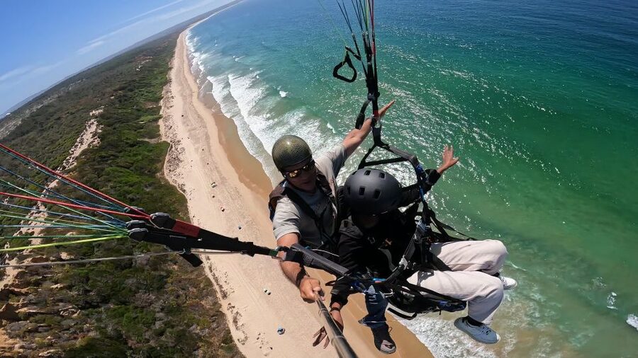 From Lisbon: Paragliding Tandem Flight - What the Lisbon paragliding flight is really like