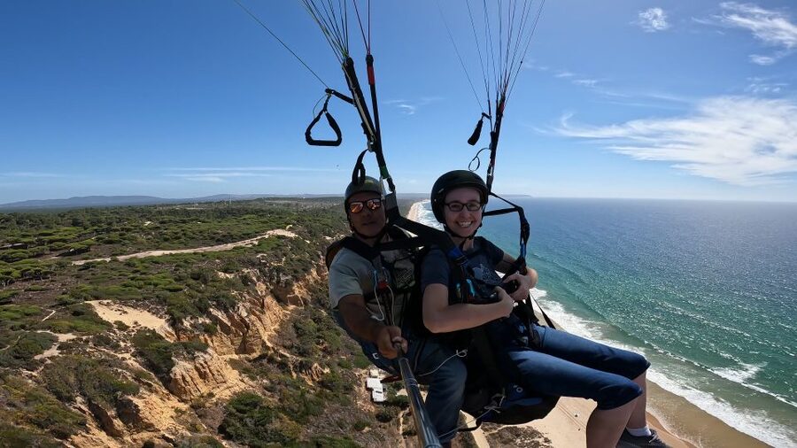 From Lisbon: Paragliding Tandem Flight - Why the launch site can change