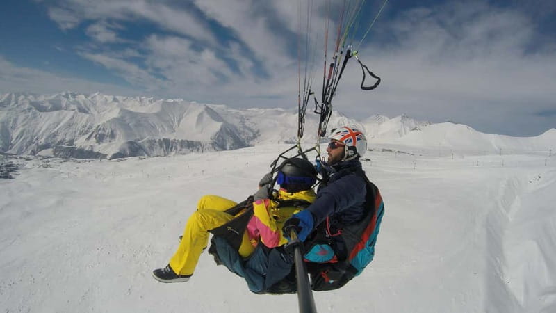 Georgia: Paragliding tandem flight in Gudauri with video - Is $180 a fair price?