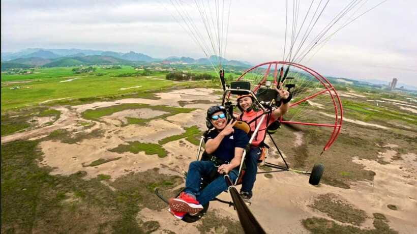 Halong Sky Tour: Powered Paragliding - The safety briefing and what you actually do