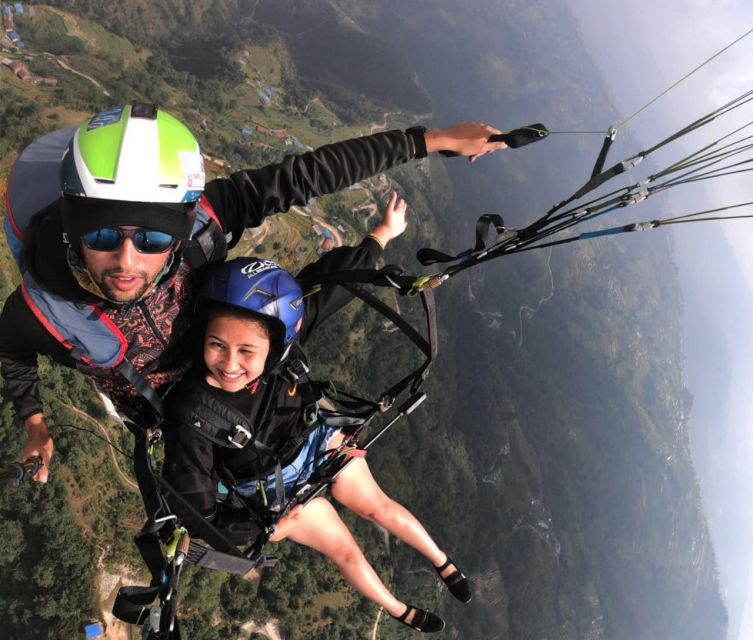 Kathmandu Paragliding : Elevate Your Adventure - Tandem paragliding above Kathmandu