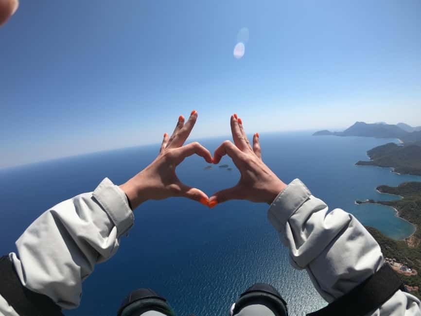 Kemer: Paragliding with Hotel Transfer & Cable Car - The flight: coast, ruins, and islands below