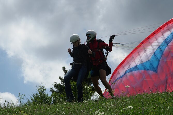 Lake Bled Tandem Paragliding - Takeoff: simple instructions, real weather limits