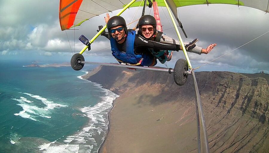 Lanzarote Hang Gliding Tandem Flights - What takeoff is likely to feel like