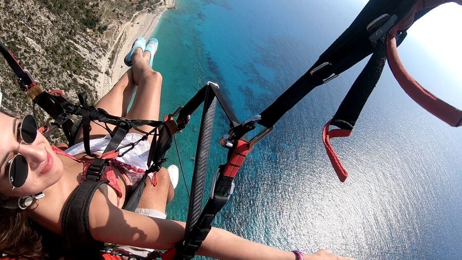 Lefkada paragliding tandem flighs/ Kathisma beach - FAQ