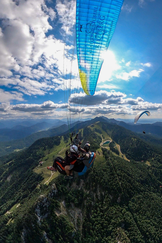 Lenggries: Tandem Paragliding Flight - Flying from Brauneck above the Isar Valley