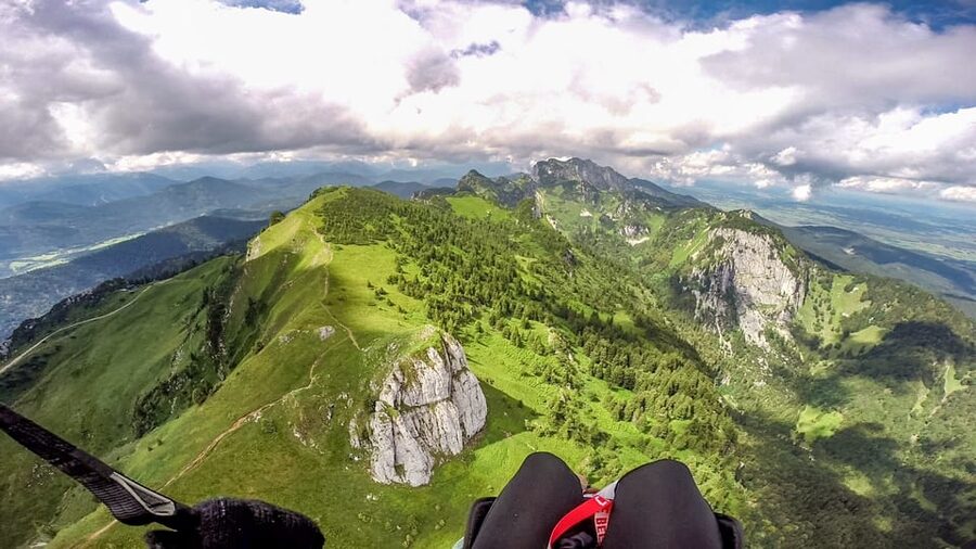 Lenggries: Tandem Paragliding Flight - The video package and real cost