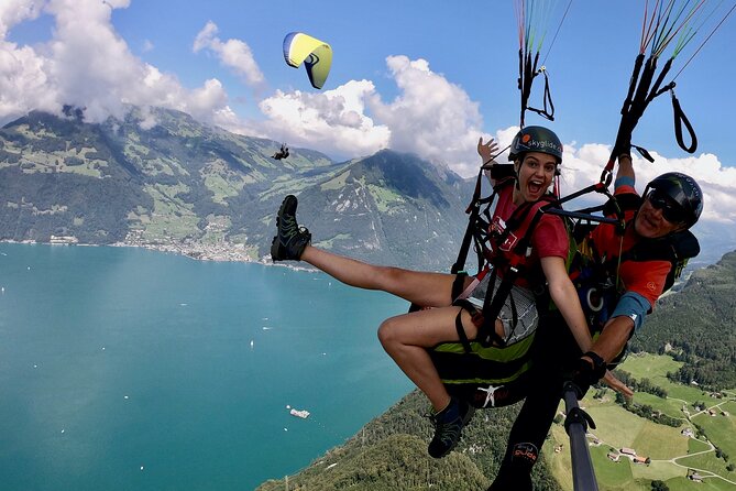 Luzern / Lucerne Professional Paragliding Tandem Flights - The Ride Toward the Launch Area
