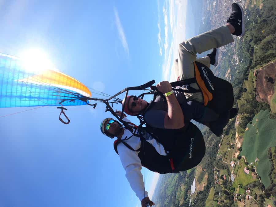 Medellin: Paragliding flight with GoPro photos and videos - What the $93 price really covers