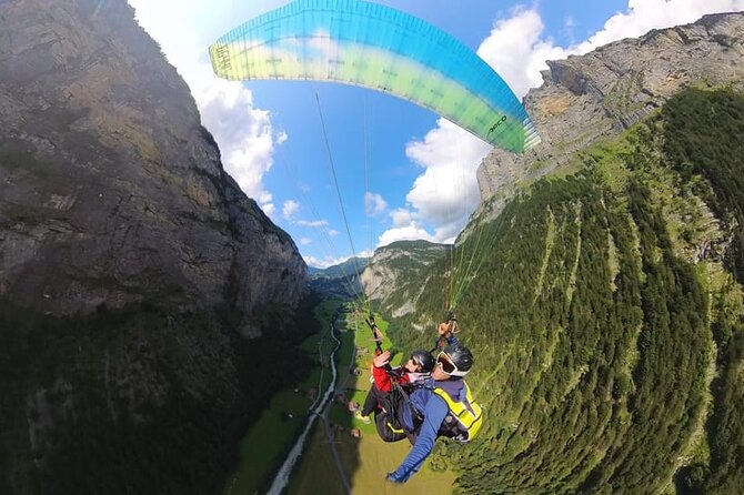 Mürren Lauterbrunnen: Paragliding Panorama Tandem Flights - Over Gimmelwald and Mürren
