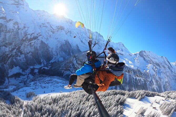 Mürren Lauterbrunnen: Paragliding Panorama Tandem Flights - Mürrenbachfall and the Lauterbrunnen Valley