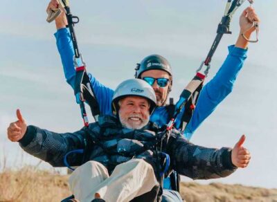 Nazare: Paragliding tandem flight