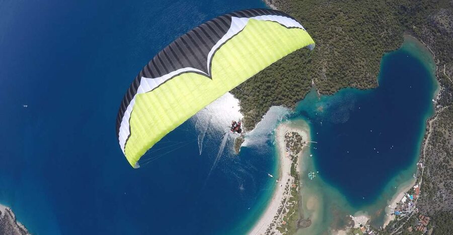 Oludeniz: Blue Lagoon Paragliding Flight Fethiye - The takeoff: a few running steps and a lot of trust