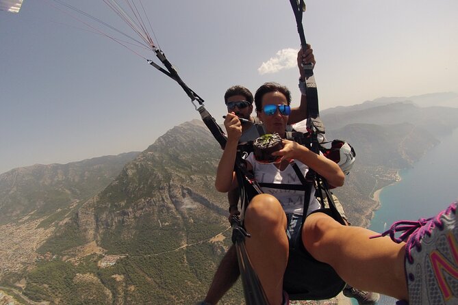 Oludeniz Paragliding Fethiye Turkey, Additional Features - The three main views: mountain, sea, and valley