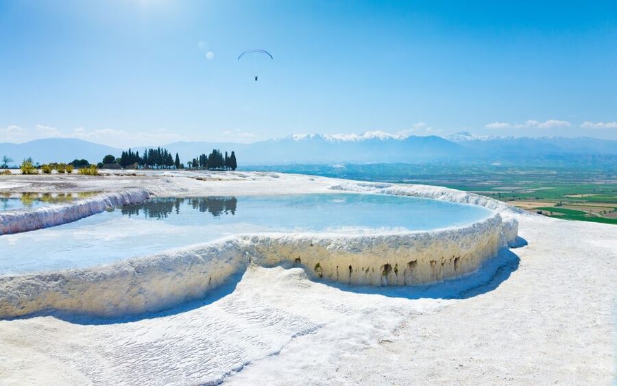 Pamukkale: Tandem Paragliding Experience - Hierapolis from a new angle