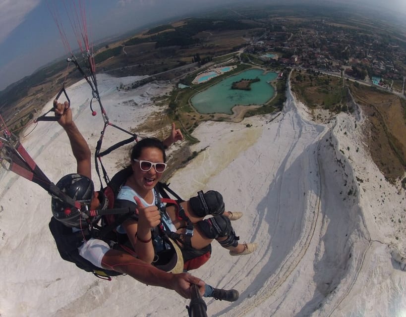 Pamukkale: Tandem Paragliding with Ancient Hierapolis Views - The takeoff brings the biggest adrenaline rush