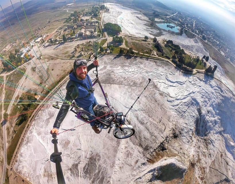 Pamukkale: Tandem Paragliding with Ancient Hierapolis Views - Landing, photos, and the extra cost