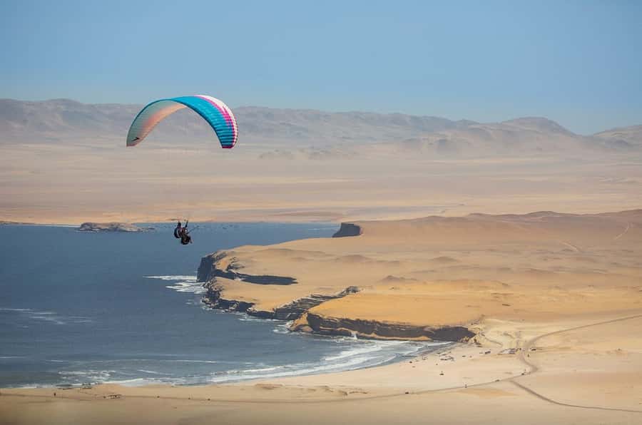 Paracas : Paragliding - Fly Like a Bird - Why Paracas works so well from the air