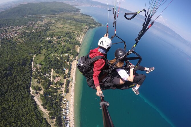 Paragliding Above Lake Ohrid in North Macedonia - The Ten-Minute Briefing Before Takeoff