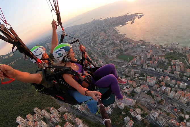 Paragliding activity in Lebanon - The route: Harissa, old Jounieh, and open water