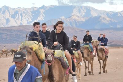 Paragliding and Camel tour in Agafay from Marrakech