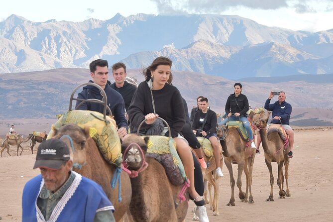 Paragliding and Camel tour in Agafay from Marrakech - Tea on a Berber terrace above the valley