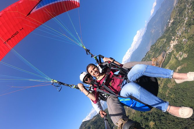 Paragliding at Sarangkot Pokhara - Thirty minutes over Phewa Lake