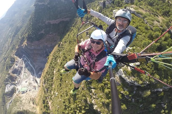 paragliding at the mountains with hotel pickup - Twenty minutes in the air at 1,000 meters
