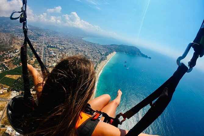 Paragliding Experience at the Peerless Cleopatra Beach - From Antalya to Yassı Tepe