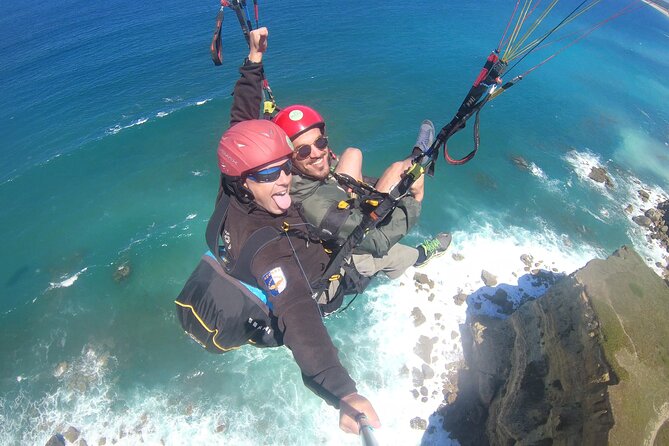 Paragliding Experience near Lisbon - Taking off from Lisbon’s city center