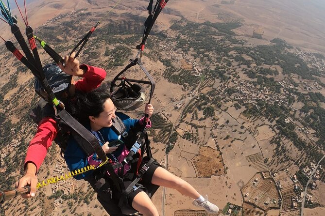 Paragliding flight in the High Atlas Marrakech - What the 20 to 25 minute flight feels like