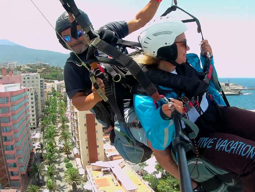 Paragliding from Puerto de la Cruz or Teide National park - From 2,200 meters to the beach