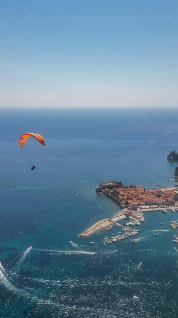 Paragliding in Budva with Certified Pilot (All-Inclusive) - Choosing between a peaceful glide and aerobatics