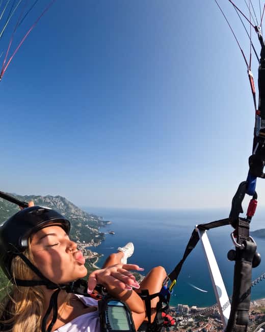 Paragliding in Budva with Certified Pilot (All-Inclusive) - Weight limits and the best time slot for you