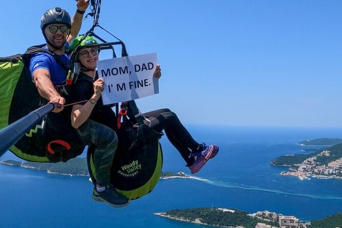 Paragliding in Budva with Certified Pilot (Free Pick-Up Included) - The team and the safety feel