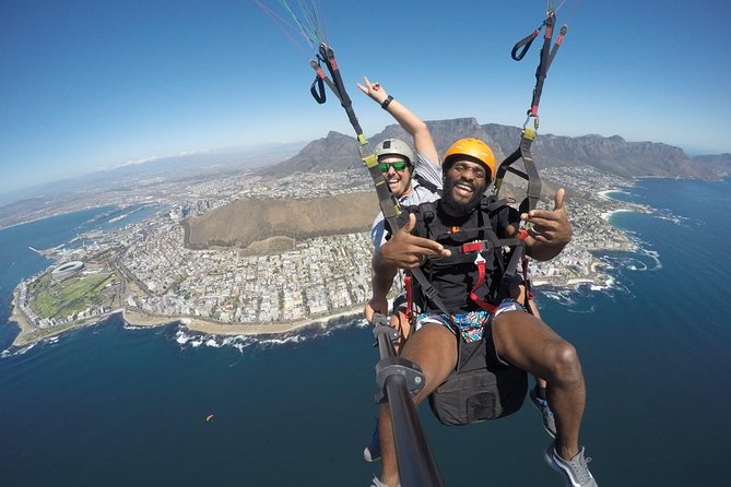 Paragliding in Cape Town - Signing the indemnity form at Signal Hill