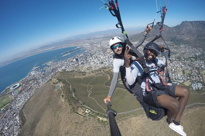 Paragliding in Cape Town - Takeoff with a licensed tandem pilot