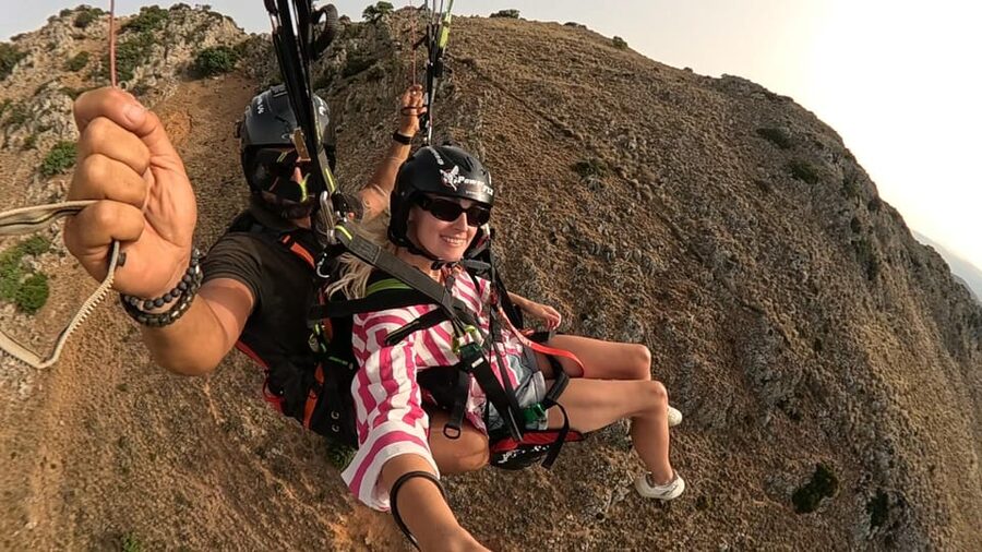 Paragliding in Chania - Mountains, Falassarna, and a chance to spot turtles