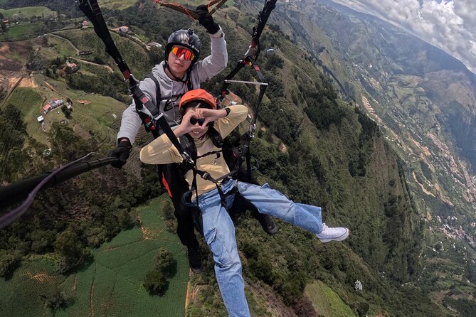 Paragliding in Medellin. - Weather is part of the schedule