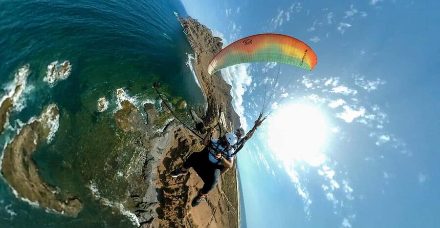 Paragliding in Puerto de la Cruz - When the flight moves to Corona Forestal