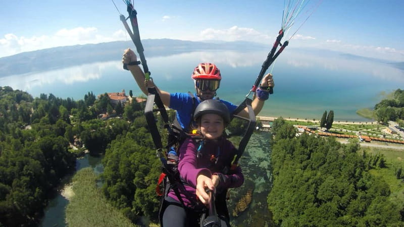 Paragliding Lake Ohrid - Flying Above Lake Ohrid Instead of Looking Up at It