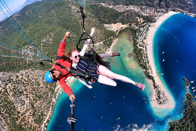 Paragliding Oludeniz - Fethiye - Babadag Mountain / TURKEY - The flight over Oludeniz and Butterfly Valley