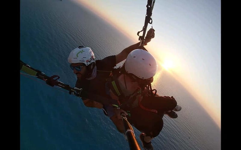 Paragliding paramotor flight corfu - Why a paratrike suits a first flight