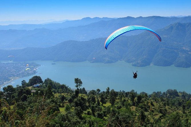 Paragliding Pokhara Nepal - The Sarangkot launch and first minutes aloft