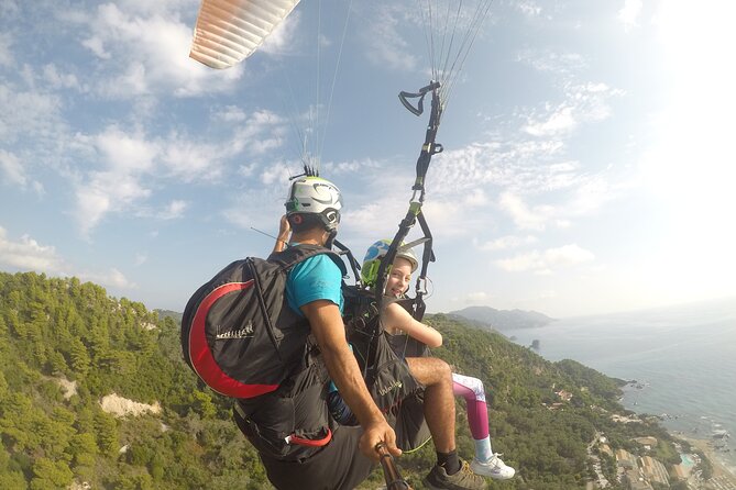 Paragliding Tandem Flight in Corfu - Pelekas and Kaiser’s Throne from above