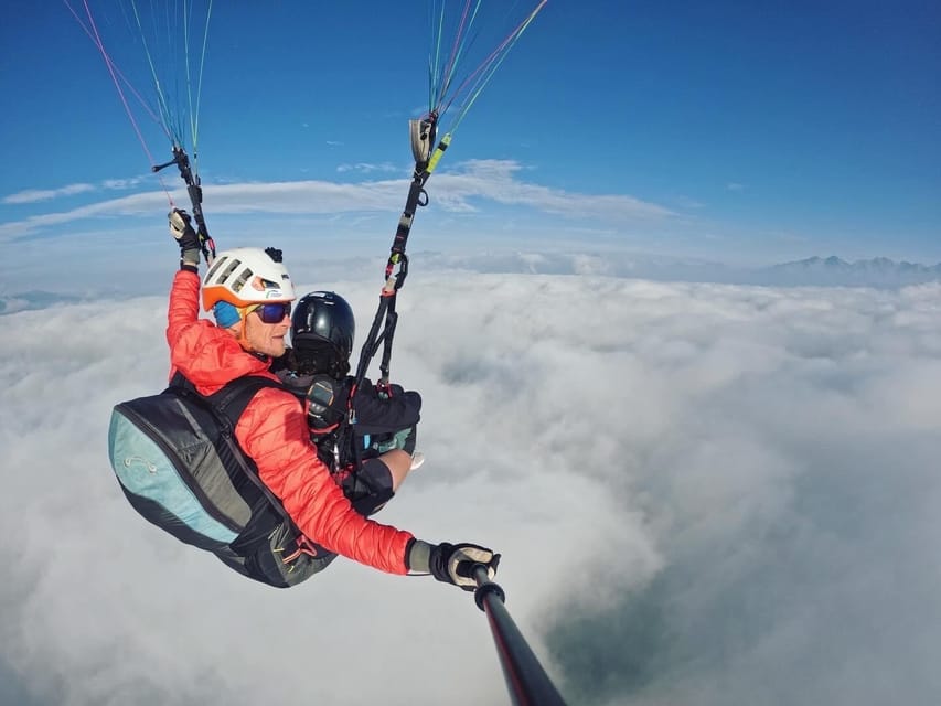 Paragliding Tandem Flight Kronplatz Dolomites Alps - Who will enjoy this most