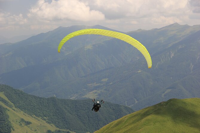 Paragliding tandem flights in Georgia - Weather is part of the experience